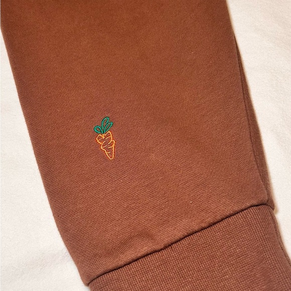 CROCS Carrots by Anwar Embroidered Joggers Size Small Grey - Picture 10 of 11